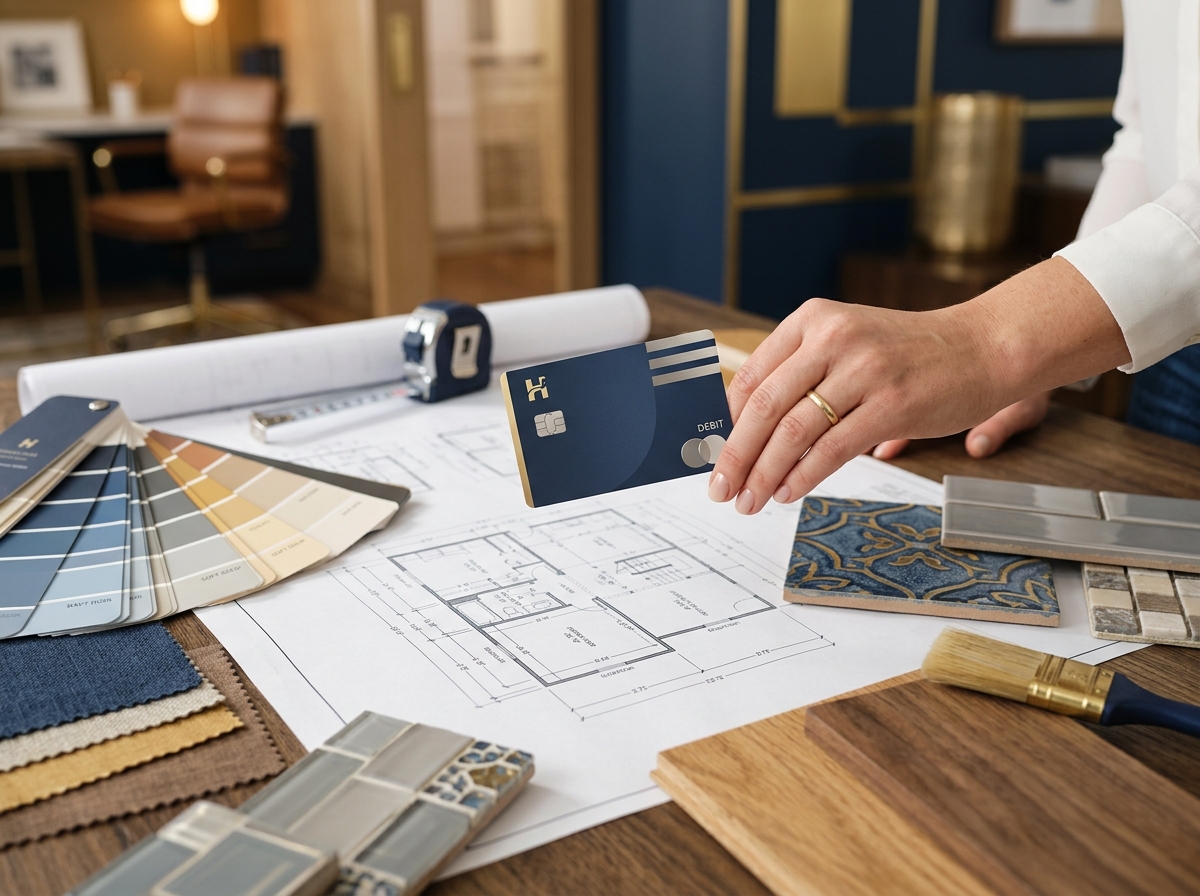 Depósito directo en tarjeta para remodelación